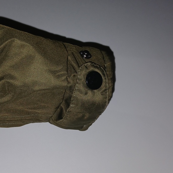 Yoki Outerwear Sherpa lined olive green coat size S hooded Faux fur trim NWT - Picture 6 of 14